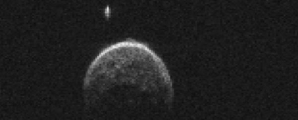 The asteroid that zoomed past Earth this week was so big, it had its own moon