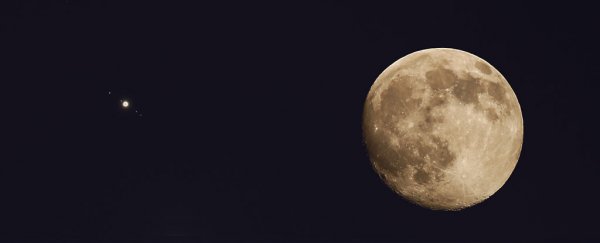 A lunar eclipse is coinciding with a super-bright Jupiter tomorrow