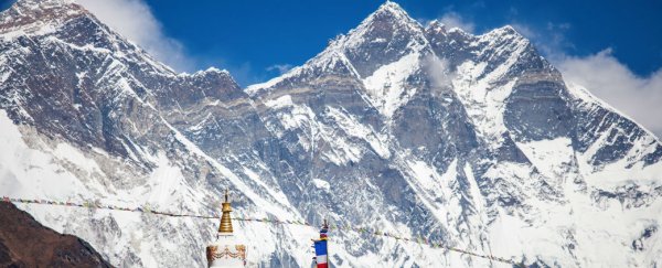 The Himalayas have shrunk after the Nepalese earthquake
