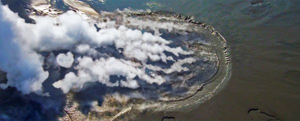 An island has been spewing mud for 11 years straight, and we finally see why