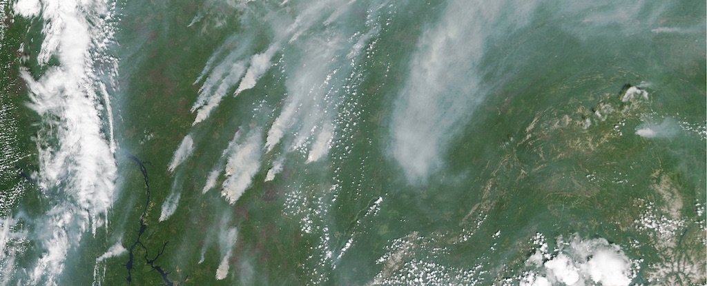 NASA Images Capture Worst Siberian Wildfires in 10,000 Years