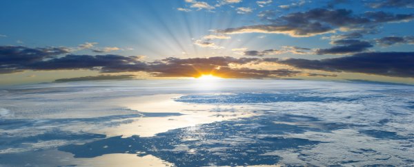 Earth's absorption of ghost-like neutrinos has been measured for the first time