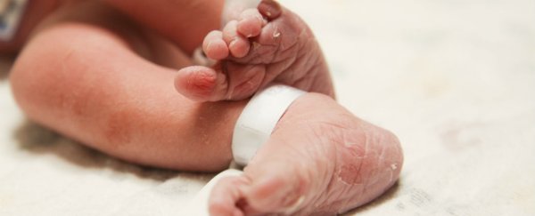 Newborn baby suspected to be carrying parasitic twins