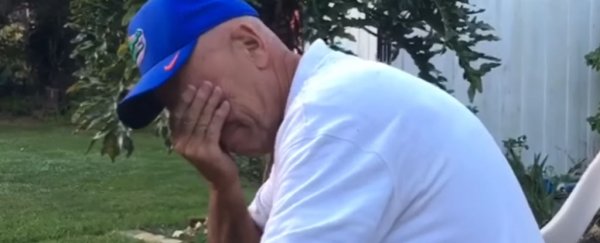 Watch the incredible moment a colour-blind grandpa sees colour for the first time
