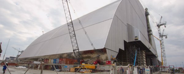 Engineers are about to slide a massive 'shield' over the Chernobyl meltdown site