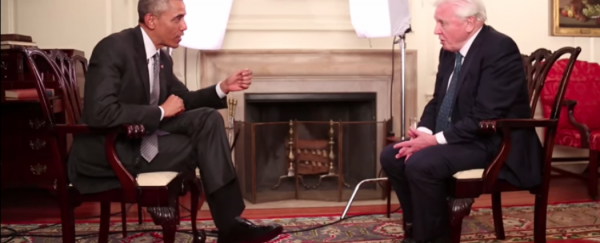 Watch: Sir David Attenborough in conversation with President Obama