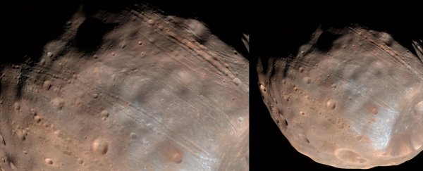 Mars’ moon Phobos is in the process of shattering apart, NASA says