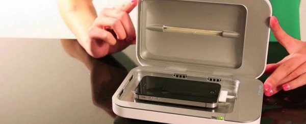 This bacteria-killing charger cleans up your filthy smartphone