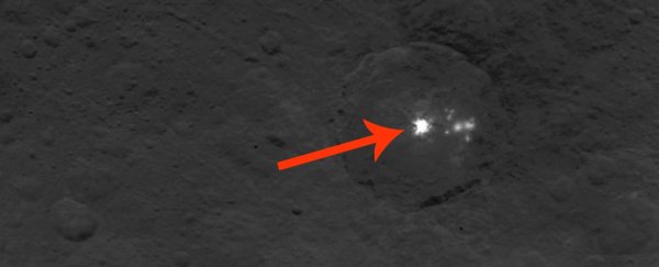 NASA takes close-ups of Ceres’s strange white spots. Still can't explain them.