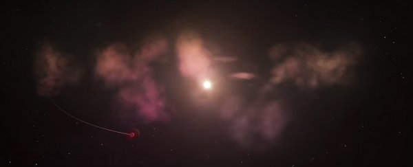 A mysterious winking star could be gobbling up the remains of planets