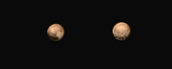 Closest ever images of Pluto reveal mysterious dotted line
