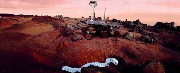 Snake rovers might take us below the Martian surface