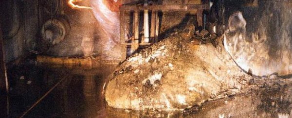 This is the first look at what happens to uranium fuel during a nuclear meltdown