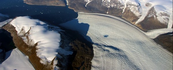 NASA watched a wave of ice bend the Earth's crust