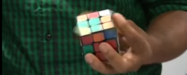 WATCH: Indian man beats Rubik's Cube world record... with one hand