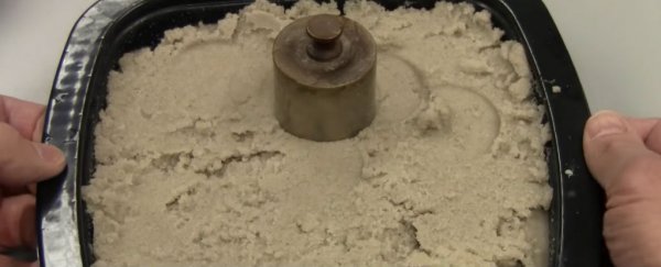 This unsettling experiment shows how liquefaction occurs during an earthquake