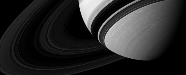 Cassini Detected Something Weird As It Passed Through The Shadow of Saturn's Rings