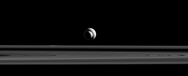 Saturn's moons and rings have just been turned into eerie celestial music