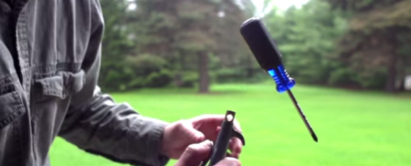 WATCH: How to make a screwdriver levitate using compressed air