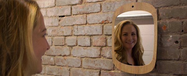 This new 'uplifting' mirror forces cancer patients to smile at it