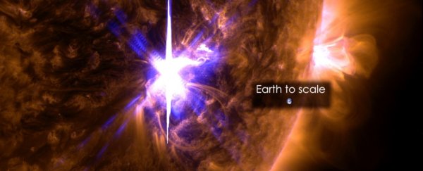 You must see what those recent insane solar flares looked like from space