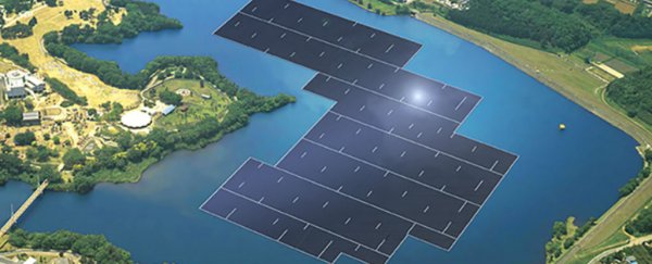 The world's largest floating solar power plant is being built in Japan