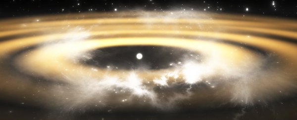 Ultraviolet light could be having a strange effect on ice in space