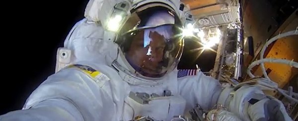 WATCH: NASA astronauts took a GoPro on a spacewalk, and the footage is incredible