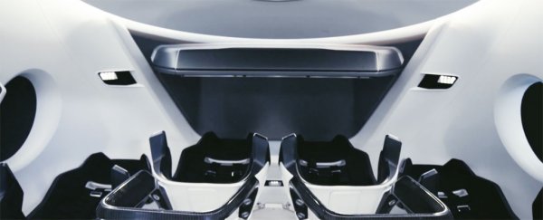 Watch: SpaceX offers first glimpse inside its futuristic 7-passenger spacecraft