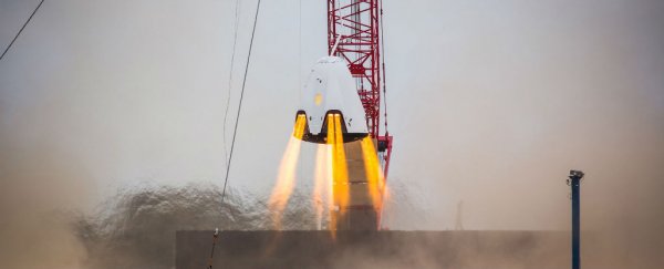 WATCH: SpaceX's Dragon 2 capsule just passed the crucial 'hover test'