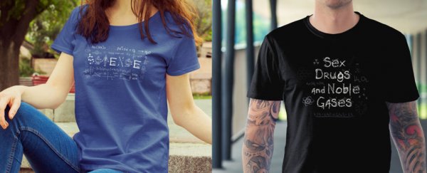 ScienceAlert Deal: We've just released these cool new science T-shirts!