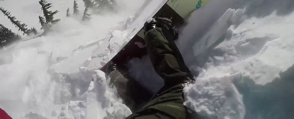 WATCH: This is how it feels to get caught in an avalanche