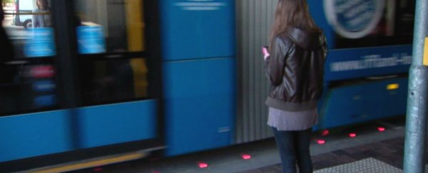 This German city is installing traffic lights in the pavement for smartphone addicts