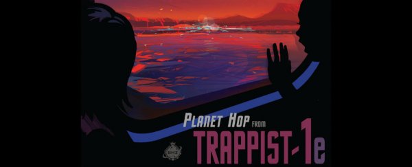 NASA just released travel posters for our new Sister Solar System, and they're cool as hell
