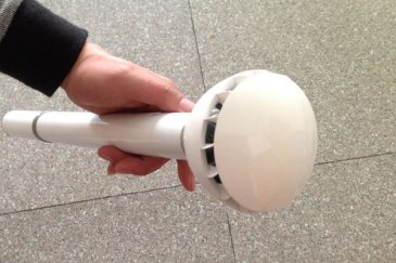 This new umbrella creates a force-field of air to protect you from the rain