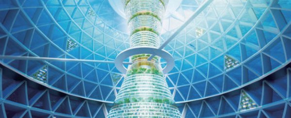 Sure, we'd live in this futuristic underwater sphere-city