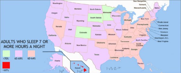 Report reveals which American states are getting the most sleep