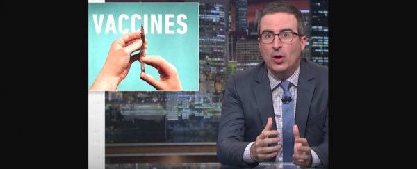 WATCH: John Oliver calling out anti-vaxxers is an absolute must see