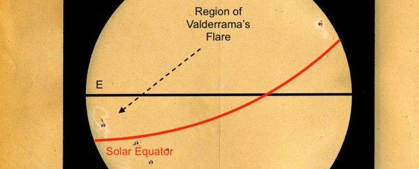 A 17-year-old astronomer recorded an astonishing rare solar flare back in 1886