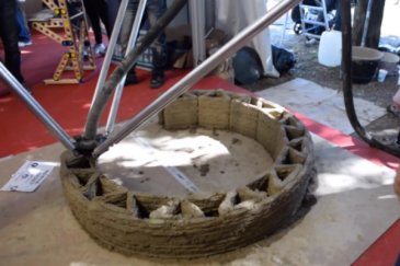 This giant 3D printer can build houses from mud in the poorest regions