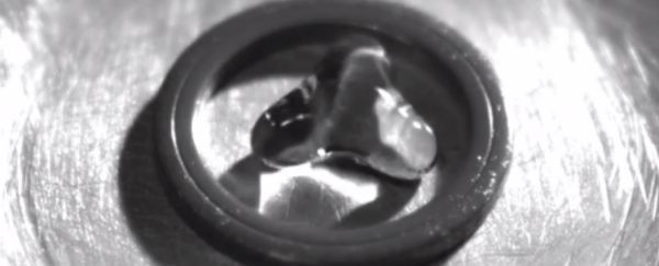 WATCH: A water droplet pulses itself into a 'star'