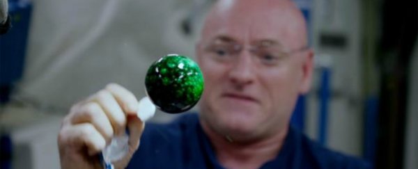 Watch astronauts have the best time ever with liquid