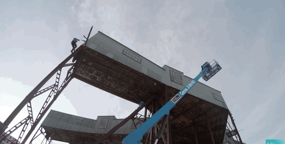 A physicist jumped off the side of a building - here's the science that
