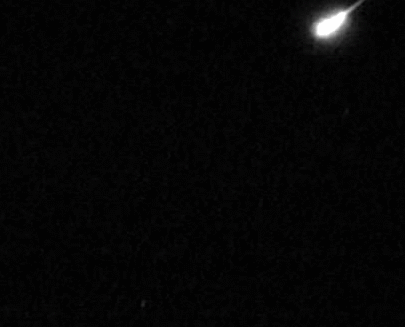 Meteor falling NASA