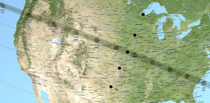 usa eclipse map